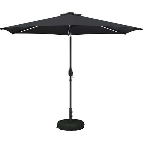 Maison Exclusive - Parasol da giardino con luci LED e base 300 x 300 cm Poliestere (1/5)