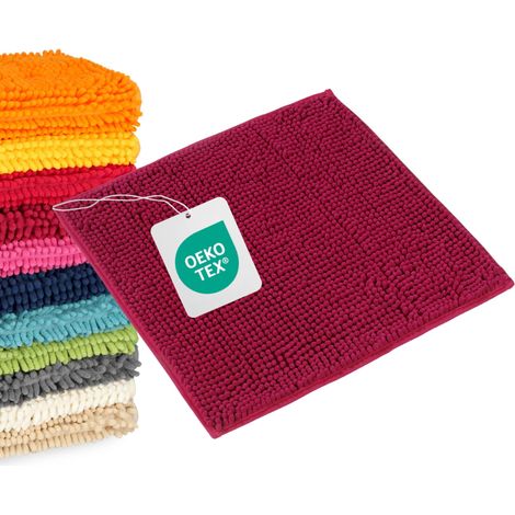 WOHNDIRECT tapis de bain PARIS - 1 pièce 45x45 cm, baie (1/5)