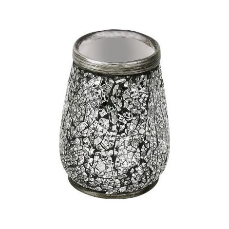 GEDY MY987300300 MYOSOTIS Portacepillos Plata - ref: MY987300300