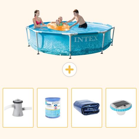 Intex Piscine Tubulaire Ronde - 305x76 cm - 5-pièces S275 (1/5)
