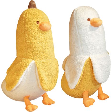 50 cm großes Bananenenten-Plüschtier, niedliches Geschenk, Cartoon-Bananenenten-Schlafkissen, Heim-Sofa-Bett-Dekoration (1/5)