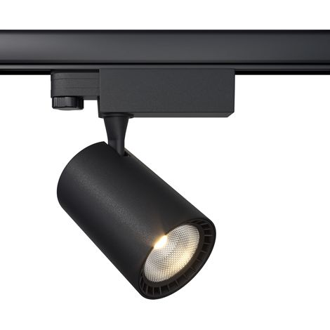 Spot rail triphasé noir LED 10W 3000K Maytoni Vuoro (1/5)