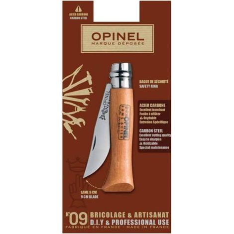 Couteau OPINEL acier carbone - talla 10 cm