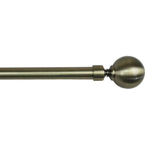 Secodir – Tringle à rideau extensible 110-210 cm – Aciers Ø 16/19 mm – Supports réglables 9-14 cm – Kit complet avec visserie (1/5)