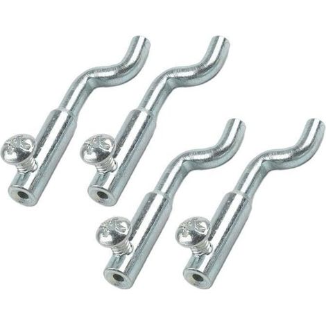 Extrémité de câble Z pour tondeuse à gazon compatible avec câbles de 2 mm, extrémité de câble Z en métal, excellent pour les remplacements rapides (1 pièce) (1/5)