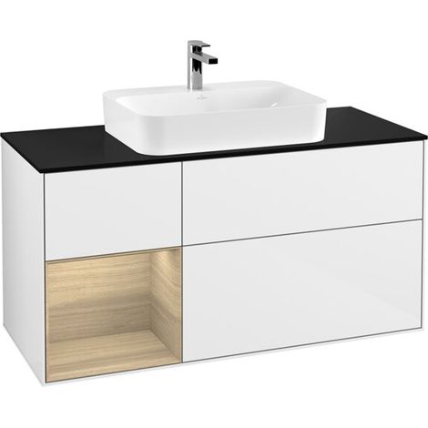 Villeroy & Boch G412PCGF Armoire sous lavabo Finion G41 (1/2)