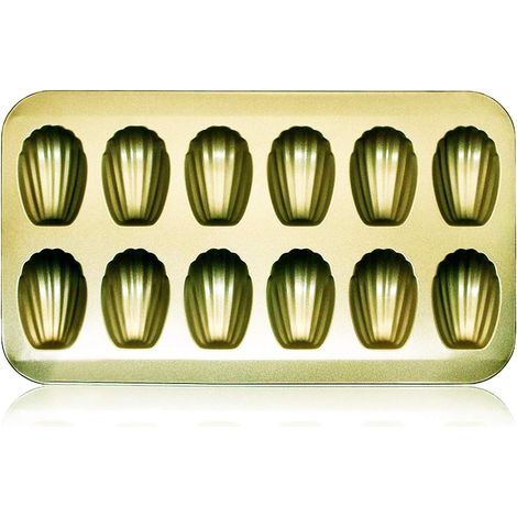Madeleine Tray 12 Cells Madeleine Mold in the Shape of a Non-stick Shell (1/5)