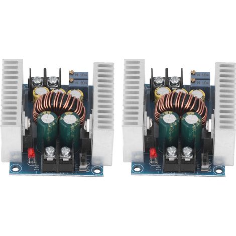 Lot de 2 modules régulateurs abaisseurs de tension CC-CC 6-40V vers 1.2-35V, 300W 20A, carte convertisseur (1/5)