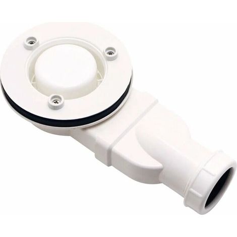 For shower tray extra-flat shower tray mod. Plastic anti-odor ABS shower room flat basin drain accessories. white (1/5)