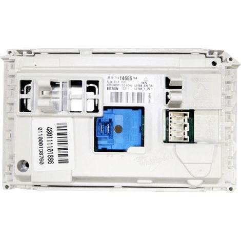 PLATINE DE PUISSANCE DOMINO PROGRAMME POUR LAVE LINGE   WHIRLPOOL - 480111101886