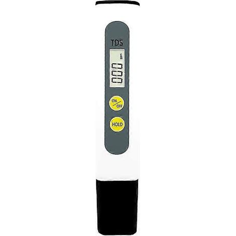 Digitales TDS-Wasserqualitätsmessgerät mit zwei Tasten, weiß, zur Trinkwasserreinheitsanalyse, tragbarer Messstift (1/5)