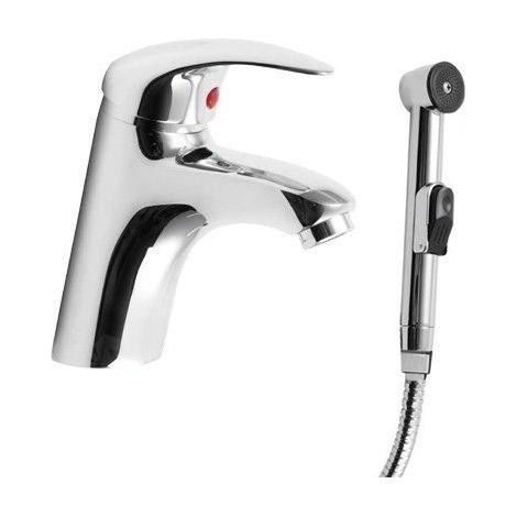 Sapho - Mitigeur de lavabo, avec douchette de bidet manuelle, chrome 1209-05 (1/5)