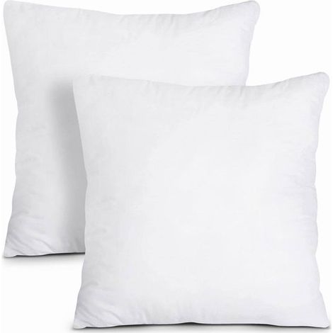 Kissenfüllung – 42 x 42 cm – Kisseninlett – Bettwäsche – 2-teiliges Set – Weiß (1/5)