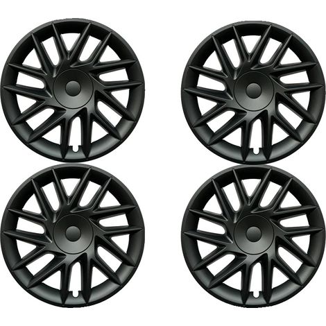 Embellecedor de rueda, diseño protector, compatible con Model 3, negro mate 4, Tesla Model 3, Highland 2024 (1/2)