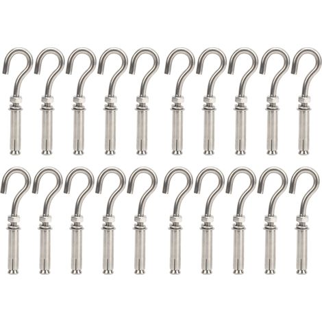 20 Chevilles d'expansion en acier inoxydable 304 pour garde-corps et portes antivol, ouverture M8 (1/5)