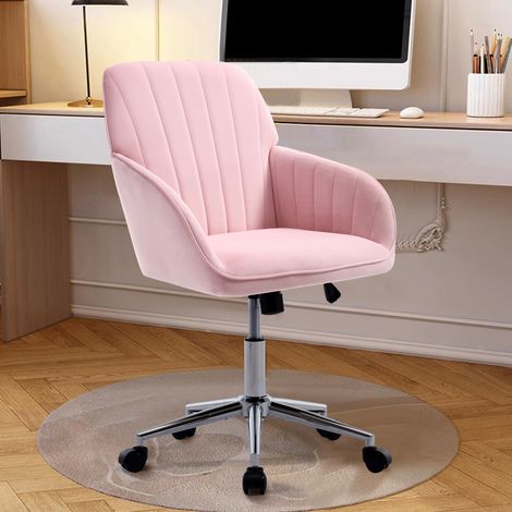 Chaise pivotante de bureau réglable en hauteur chambre et longue assise.Za ergonomique pour maison (1/5)