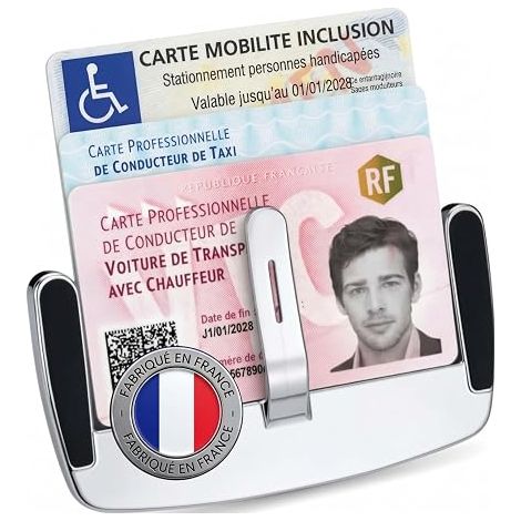 Disabled Card Pouch Windscreen Adhesive Car Accessory Car Interior Case Clip Case Adhesive Window Protection Sticker Hook (1/5)