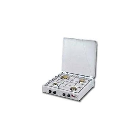 CF Parker Cocina Gas 542C blanca 4 fuegos