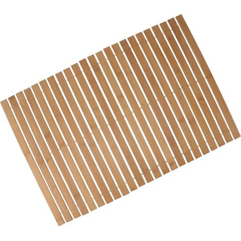 Tapis de Sol en Bambou Antidérapant 40X60 CM Tapis Décoratif pour Salle de (1/5)