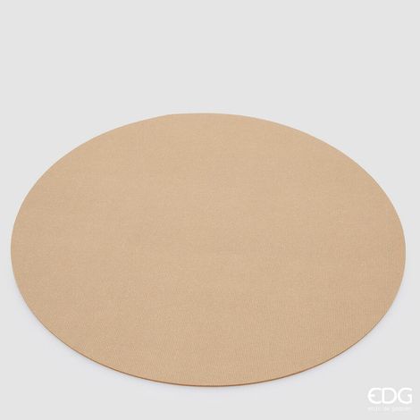 EDG Enzo De Gasperi Tovaglietta Rotonda Pvc D 38 Cm Sand