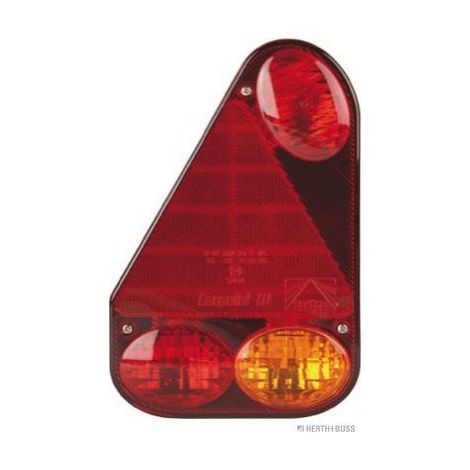 HerthBuss Luce posteriore Standard 5 poli con catadiottro triangolare
