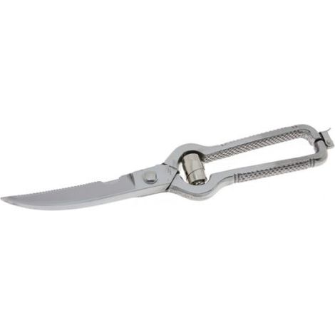 Fraraccio trinciapollo 25 cm retto cromato professionale