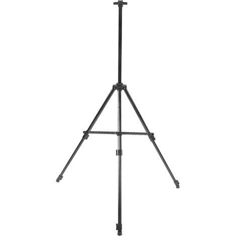 Chevalet pliable et réglable portable en métal pour atelier de dessin et d'esquisse. (1/5)