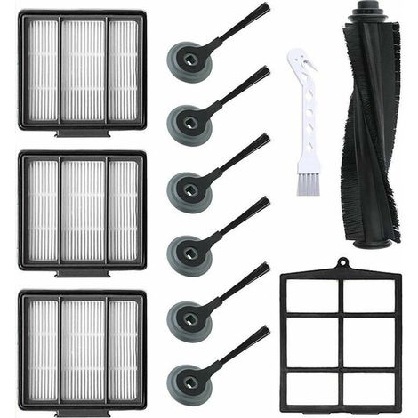 Sweeper accessories for Shark ION Robot AV751 R85 RV850 RV850 Filters, Pack of 12 (1/5)
