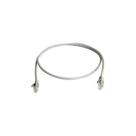 Telegärtner 100008317 RJ45 Patchkabel CAT 6 U/UTP 2.00 m Grau Flammwidrig, Halogenfrei 1 St. (1/4)