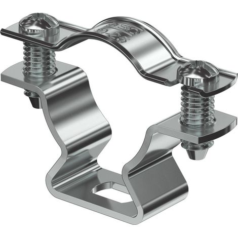 OBO Bettermann Abstandschelle mit Langloch 20-25mm Aluminium, 25 Stück, 1362818