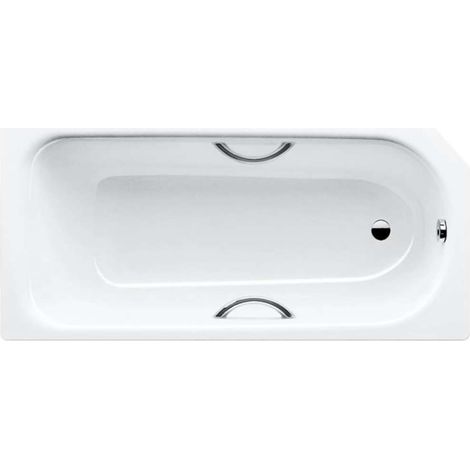 Kaldewei Advantage - Bañera rectangular Saniform V3 Star 332, 160x70 cm, con orificios para asas, efecto perla, blanca 134200013001 (1/2)