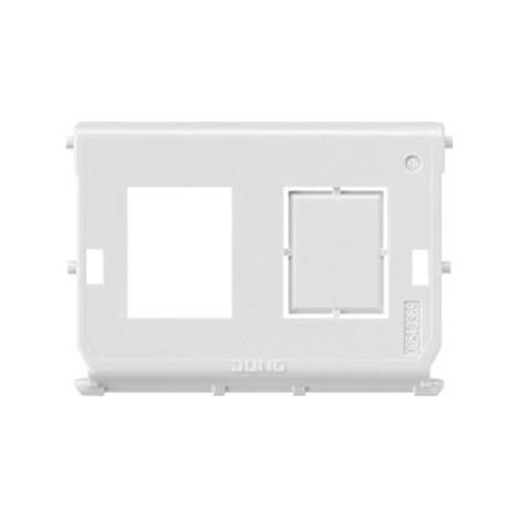 Jung Montage-Einsatz 2fach, Universalmodul, RJ 45 System 54-2 WE (1/5)