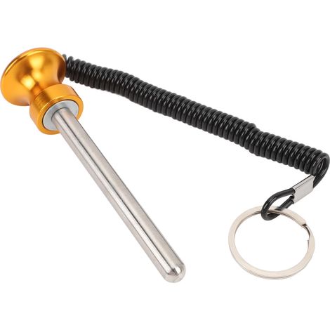 Goupille de sécurité pour colonne de poids de musculation, verrou de sélecteur avec cordon, accessoire d'entraînement léger (1/5)