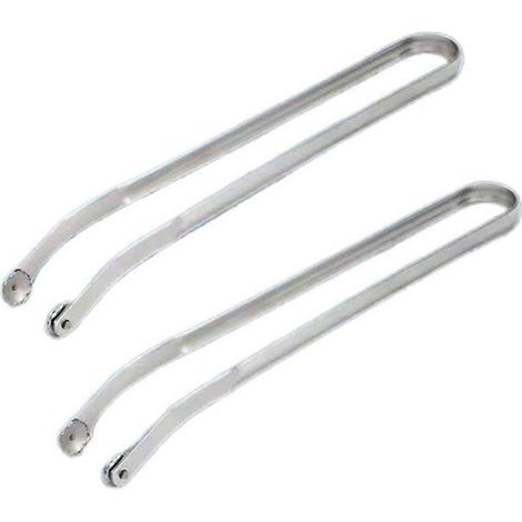 Acier inoxydable barbecue sausage twisting tongs barbecue camping outdoor cuisson outils outdoor cuisson barbecue outils (1/5)
