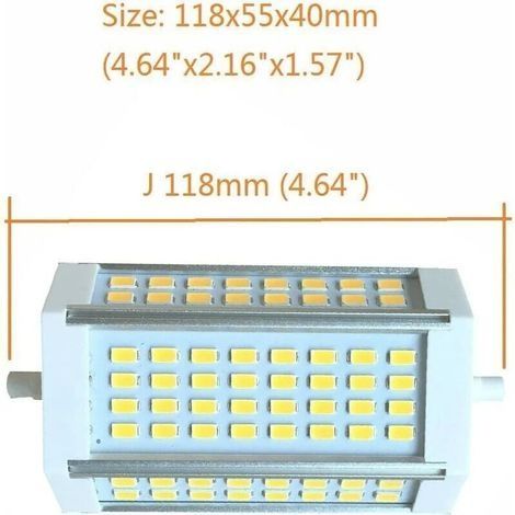 R7S 30W Dimmbare LED-Lampe 3000LM 6000K 220V Spot-Stehleuchte Ersatz für Halogenlampen (1/3)