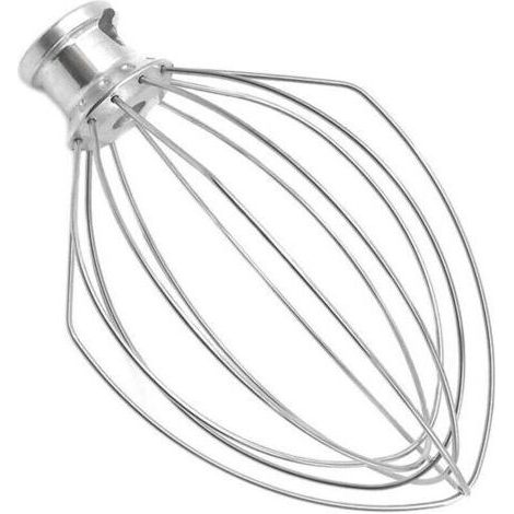 K45WW Fouet en acier inoxydable pour Kitchen Aid,Eggs Beater Head Fouet à 6 fils,pour mixeur KitchenAid à tête inclinable, K45SS, KSM75, KSM95, KSM150PS, KSM152PS et KSM155GB Accessoire Robot
