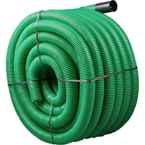 Gaine TPC JANOFLEX DN40 50m verte – Polyéthylène haute densité résistant aux UV – Protection câbles télécoms enterrés