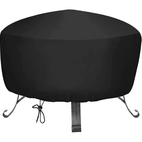 Housse pour foyer extérieur, housse ronde imperméable en tissu Oxford résistant, cadeau idéal pour le jardin (1/5)