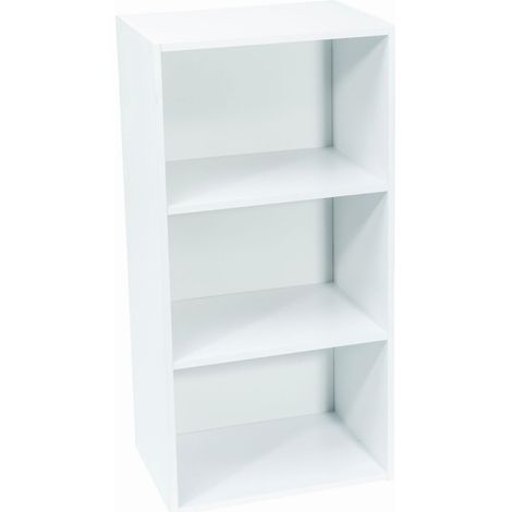 Meuble de Rangement Panneaux de Bois MDF 80 x 40 x 29 cm Blanc (1/5)
