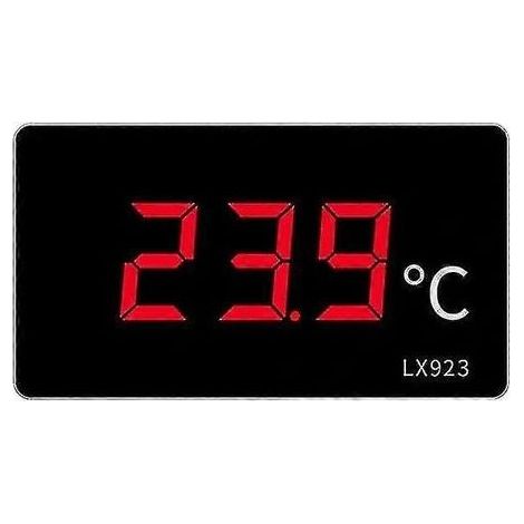 Thermomètre avec affichage LED et sonde pour piscines, étanche, pour mesurer la température de l'eau des piscines, spas, jacuzzis et aquariums.-AquaForge (1/5)