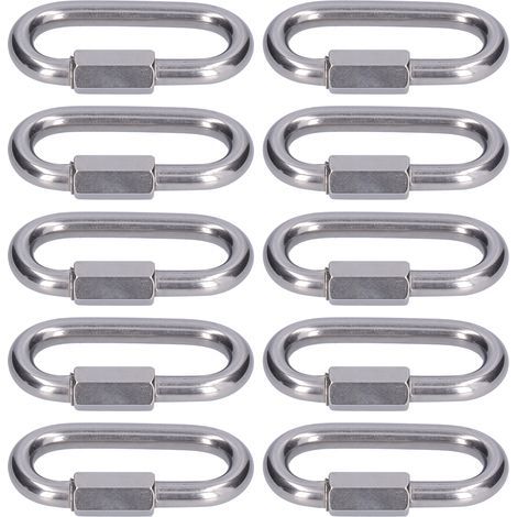 Strong and Durable Quick Link, Easy to Install, Pack of 10 Pieces - Size M10 (1/5)