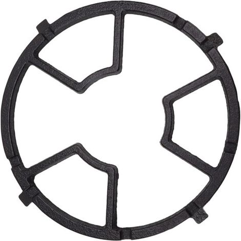 Wok-Aufsatz aus Gusseisen, Universal-Gasherdring, rutschfeste Halterung, Reduzier-Brennerrost für Butterwärmer, kleiner Topf (1/5)