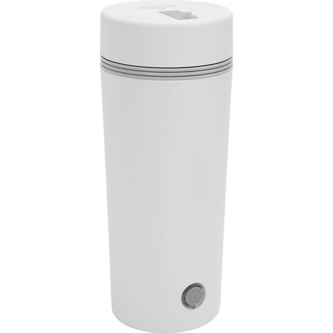 Mug chauffant de voyage 350 ml, petite tasse portable à chauffage automatique, bouilloire électrique individuelle pour la maison et les voyages, prise UE 220 V (1/5)