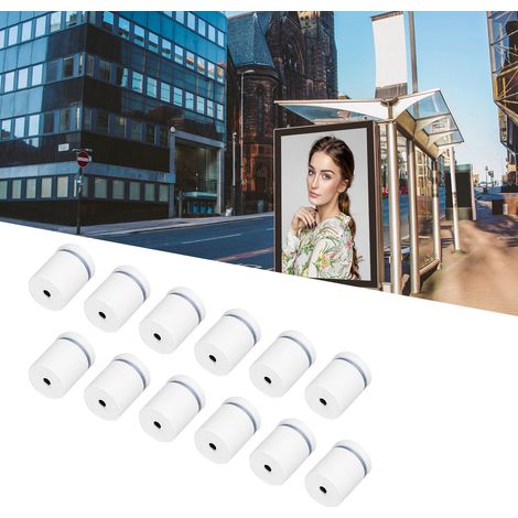 Clous publicitaires en acier inoxydable et vis de fixation pour décorations en verre 2530 mm (1/5)