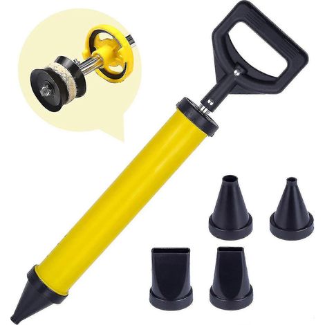 Pistolet à mortier pour ciment - Pompe à mortier manuelle à 4 buses - Pistolet à mortier avec accessoire (1/5)