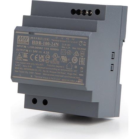 FUENTE DE ALIMENTACIÓN - 1 SALIDA - MONTAJE EN CARRIL DIN - 100 W - 24 V - 4.2 A - PARA EL USO INDUSTRIAL (1/2)