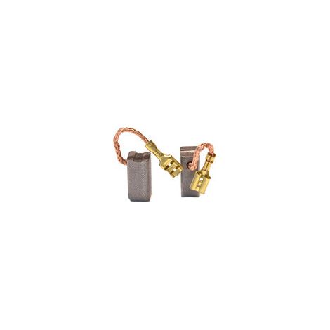 Juego de 2 carbones adaptables para Bosch. Dimensiones: 7 x 8 x 17 mm.