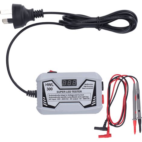 Lot de testeurs de bandes LED super pour réparation TV, inspection rétroéclairage, gris 85‑265V, prise AU (1/5)
