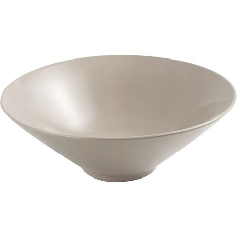 Lavabo da appoggio slim 40,5 cm sabbia in ceramica Paras (1/3)