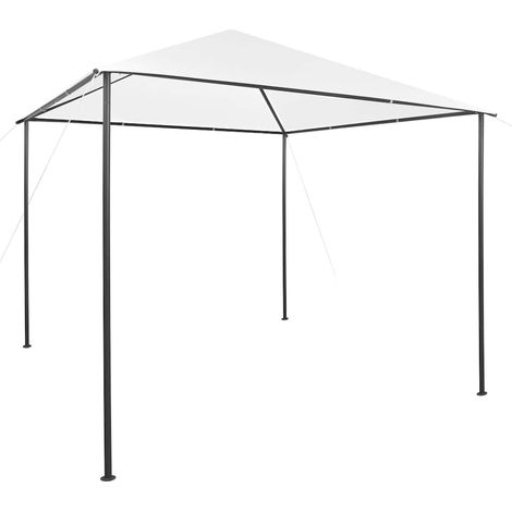 Tonnelle 3x3x2,9 m Blanc 180 g/m² (1/5)